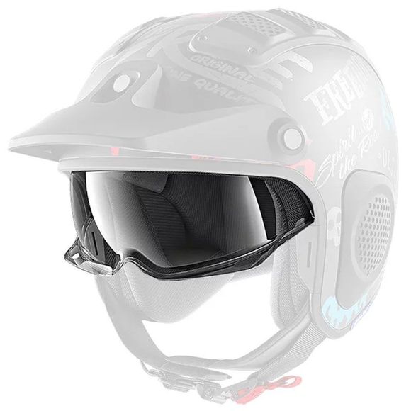 Shark CLEAR & SMOKE helmet screen - X-DRAK / ATV DRAK / S-DRAK - GrayRef: SH1142