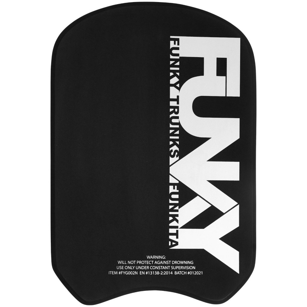 Funky Trunks Training Kickboard - Still Black