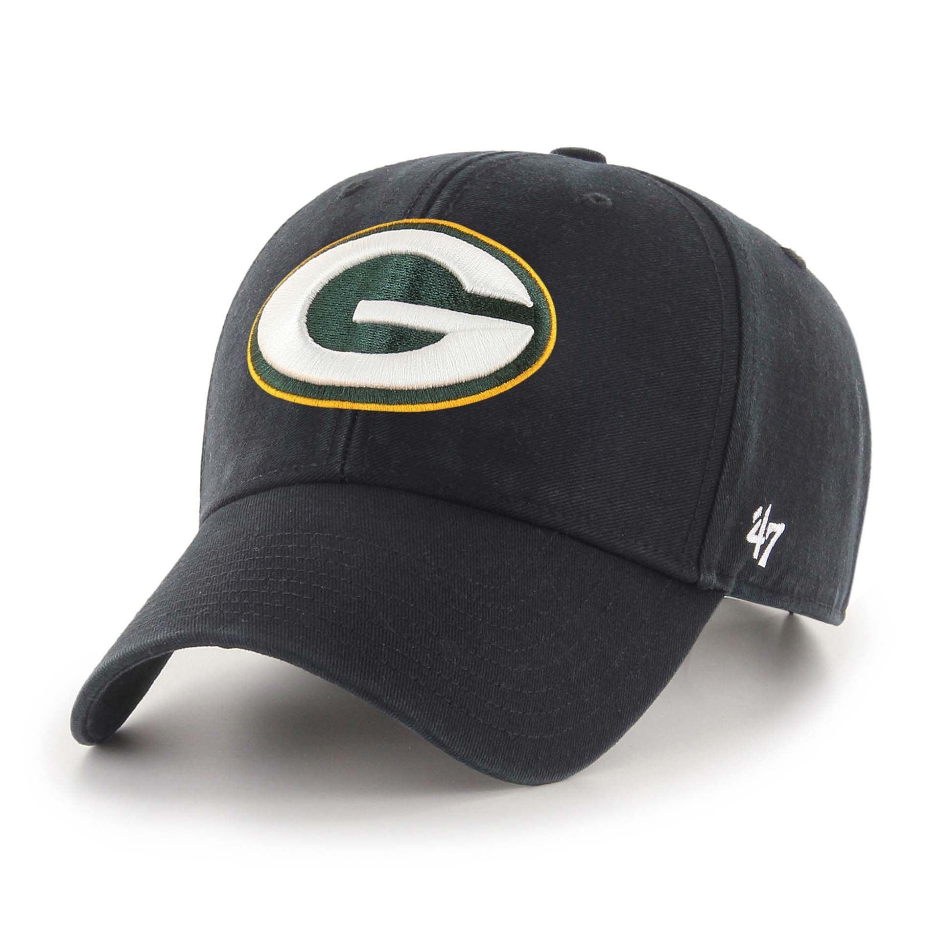 Green Bay Packers '47 MVP Legend Adjustable NFL Cap Black