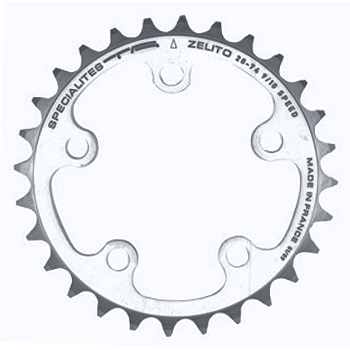 TA Specialites Zelito Triple Chainrings Road 74 mm