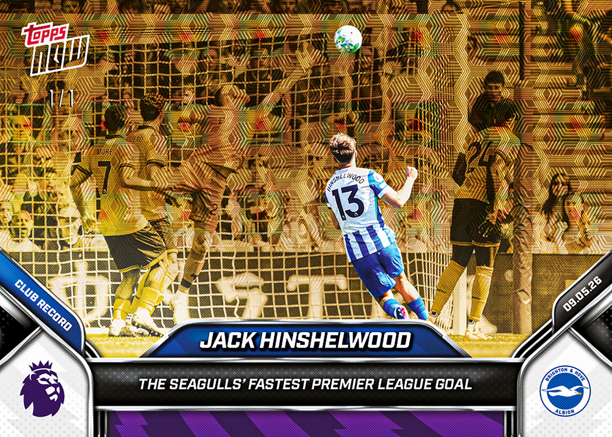 Jack Hinshelwood - 2025-26 Premier League Topps NOW® - Card 189