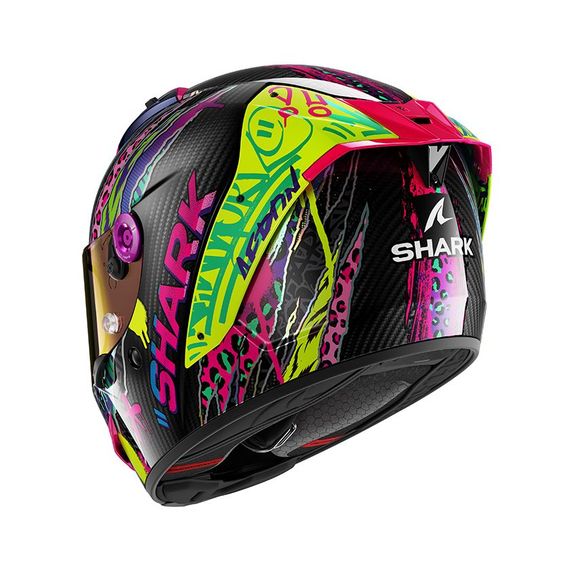 Shark AERON FAWN Full-Face Helmet - Carbon / VioletRef : SH1743