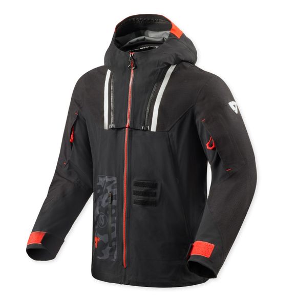 Motorcycle jacket Rev it Vision H2O - Black / RedRef: RI1708