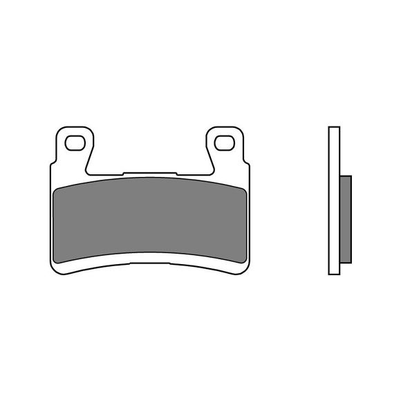 Plaquettes de freins Brembo Sinter Métal Fritté AvantRef : 07KA29SA