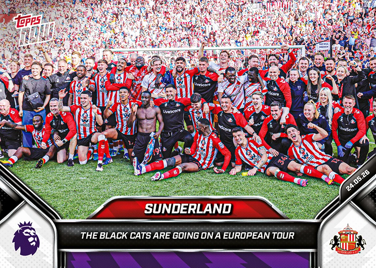 Sunderland - 2025-26 Premier League Topps NOW® - Card 205