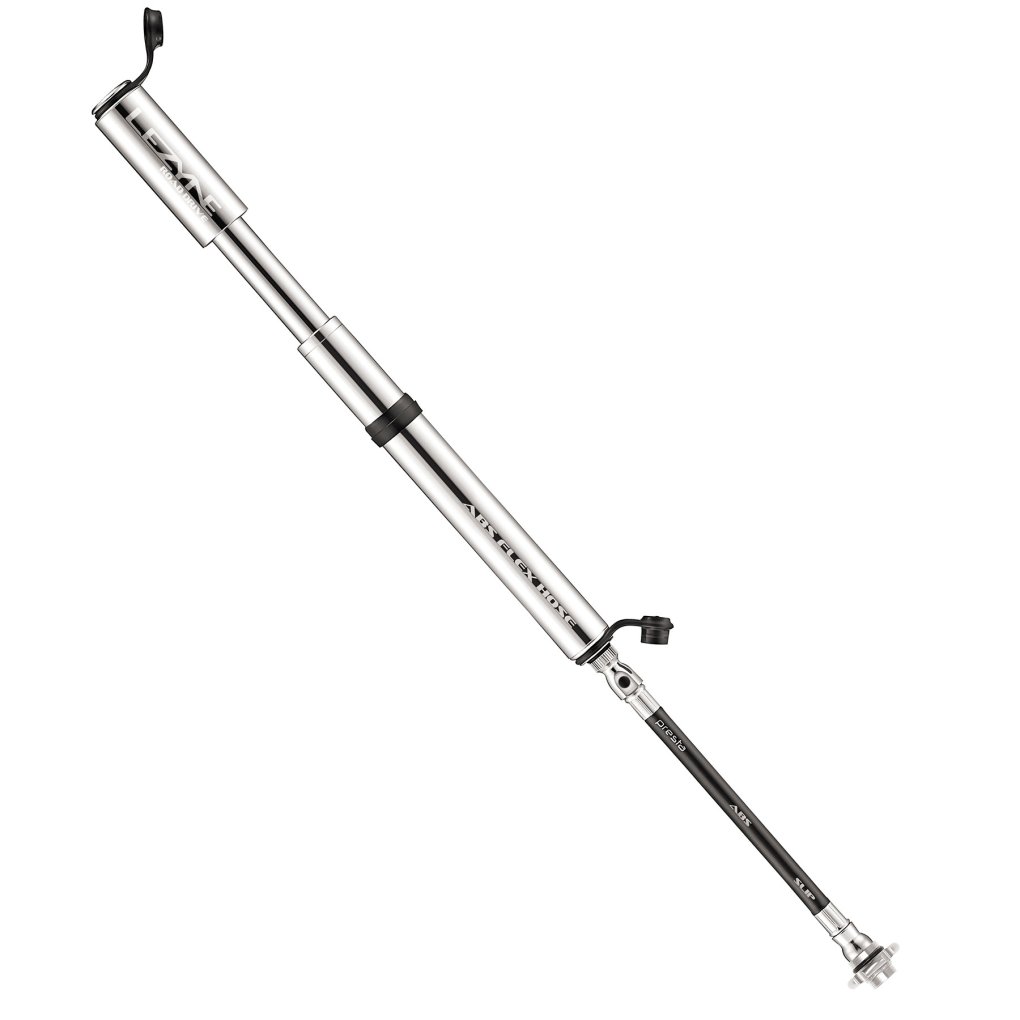 Lezyne Road Drive Medium Air Pump - with valve core tool - silver