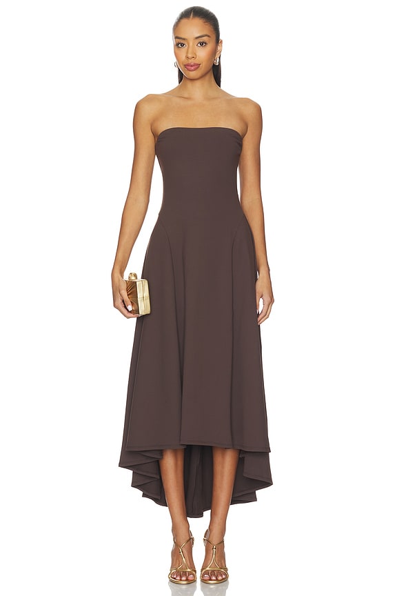 Susana Monaco Strapless High Low Dress
