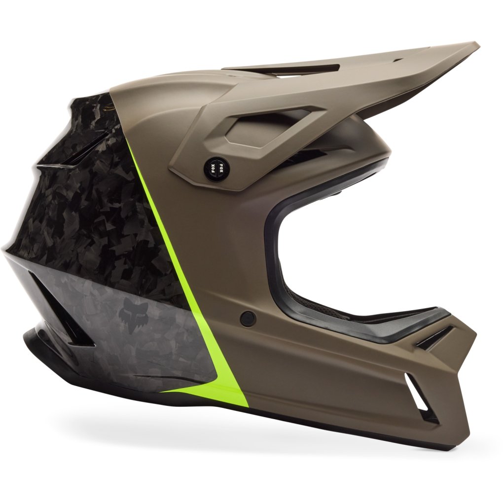 FOX Rampage RS Carbon MIPS Full Face Helmet - Splice - military