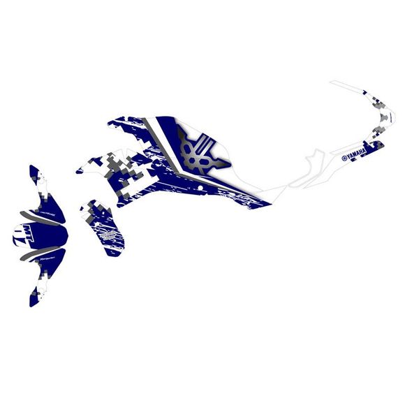 RiderUnik URBAN BLUE Graphics KitRef: ru0597 / mt07-urbanb