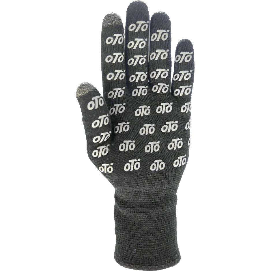 veloToze Waterproof Knitted Cycling Gloves - Black
