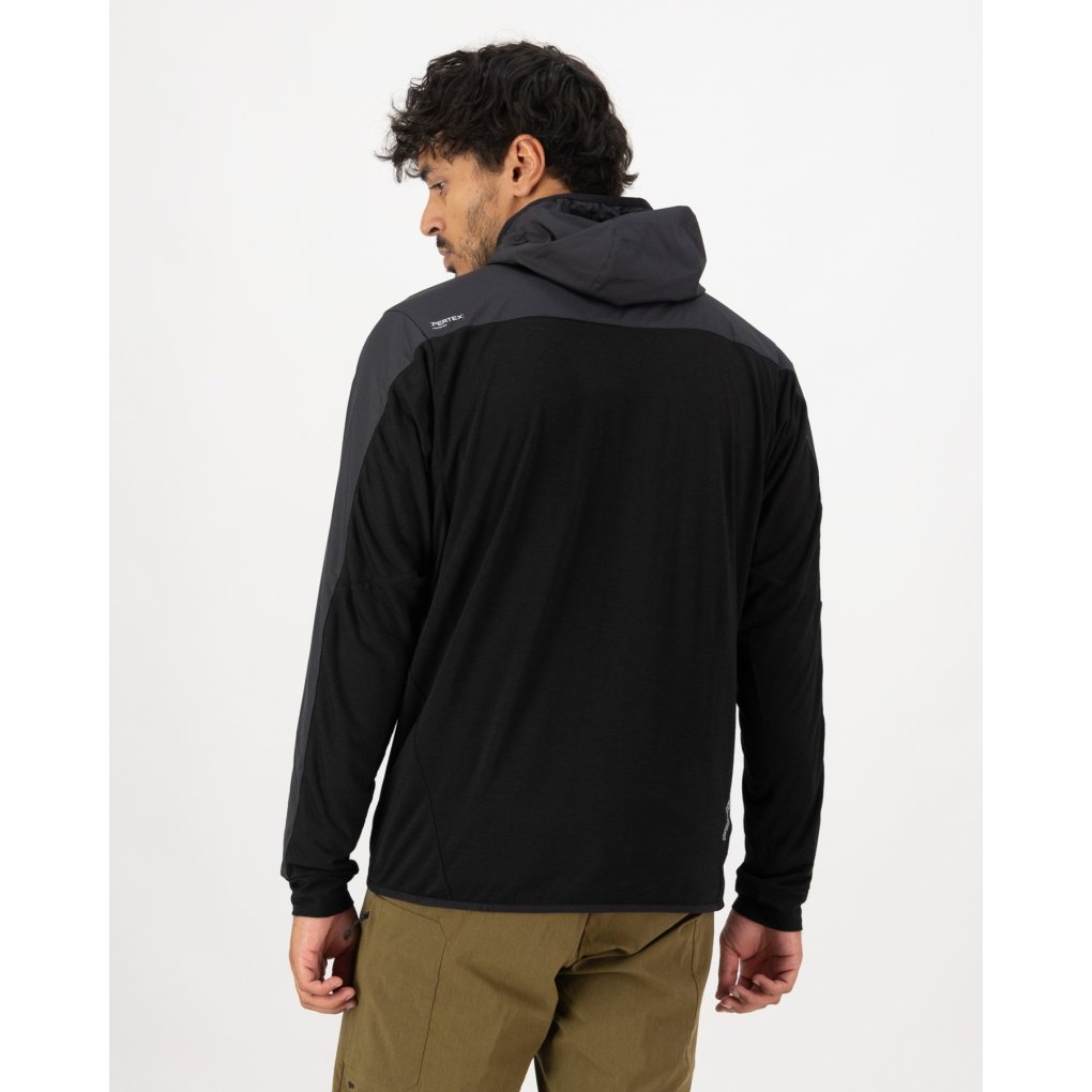 Mons Royale Diversion Merino Wind Jacket Men - black