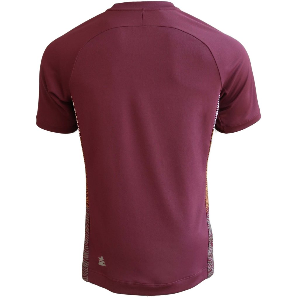 Zimtstern Braapz Short Sleeve MTB-Shirt Men - Windsor Wine