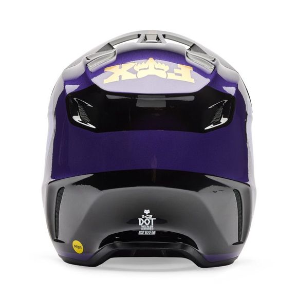 Casque cross Fox V3 DRIP 2025 - Noir / VioletRef : FX6264