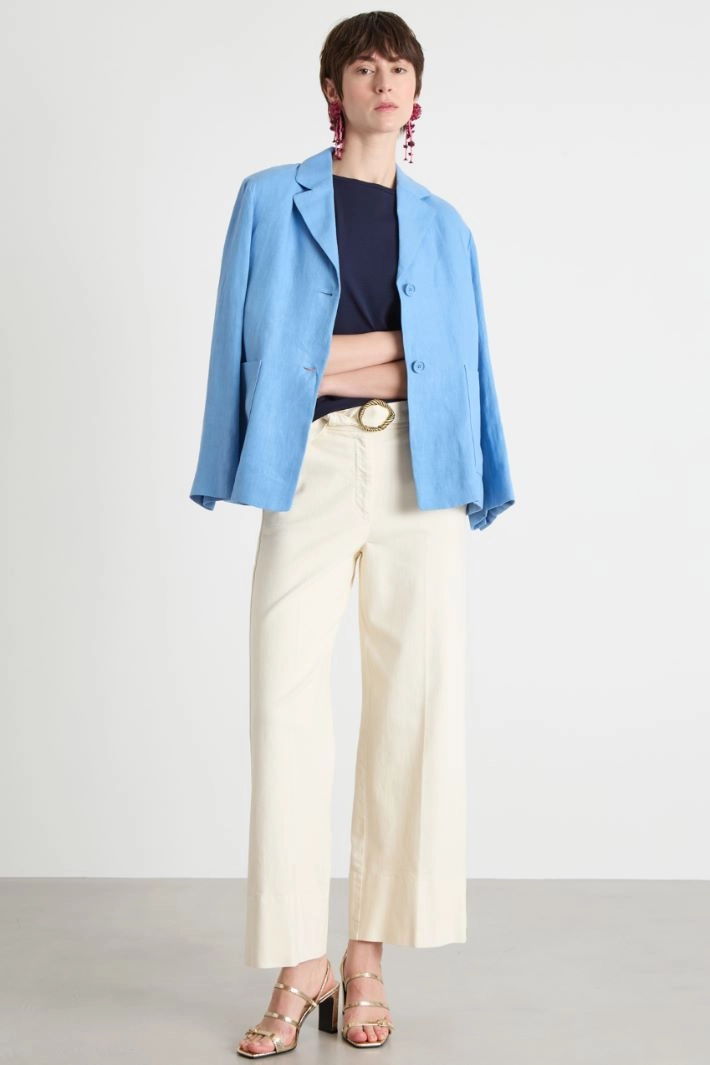 Fitted T-shirt - BLUE