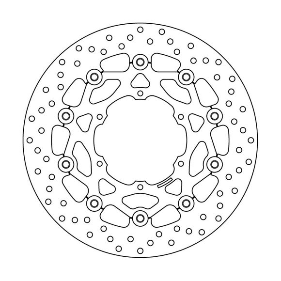 Brembo round floating brake discRef: 78B40896