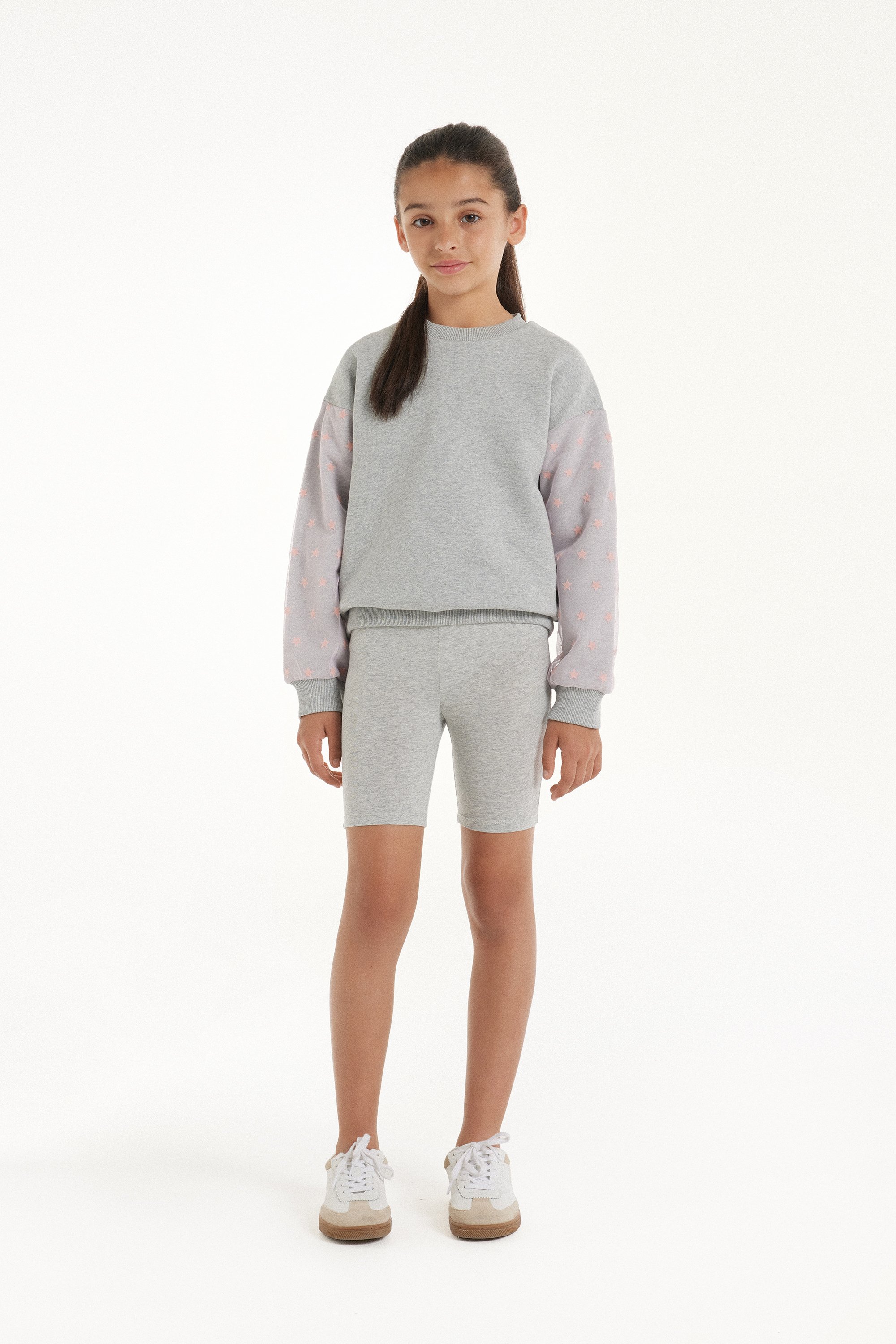 Girls’ Plain Colour Cotton Cycling Shorts