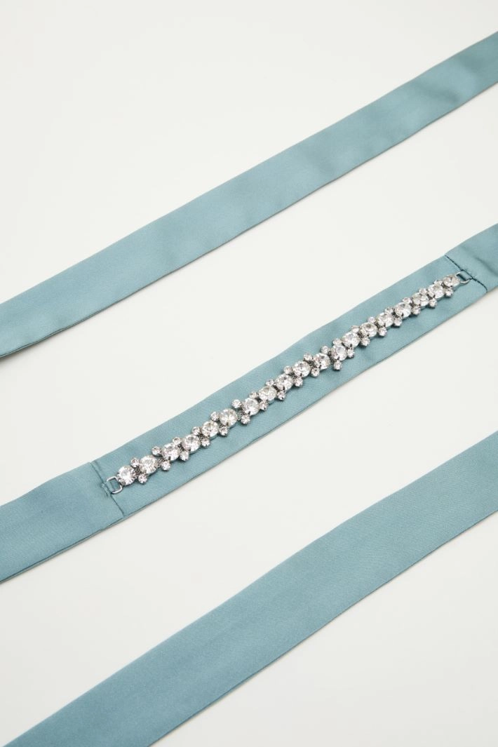 Jewelled belt - GREEN