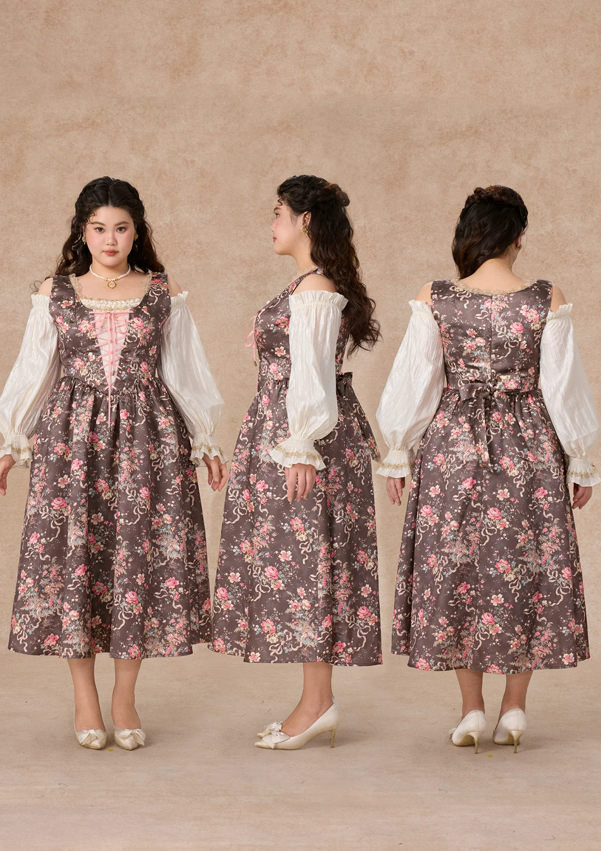 Curve & Plus Provence Diary Dress
