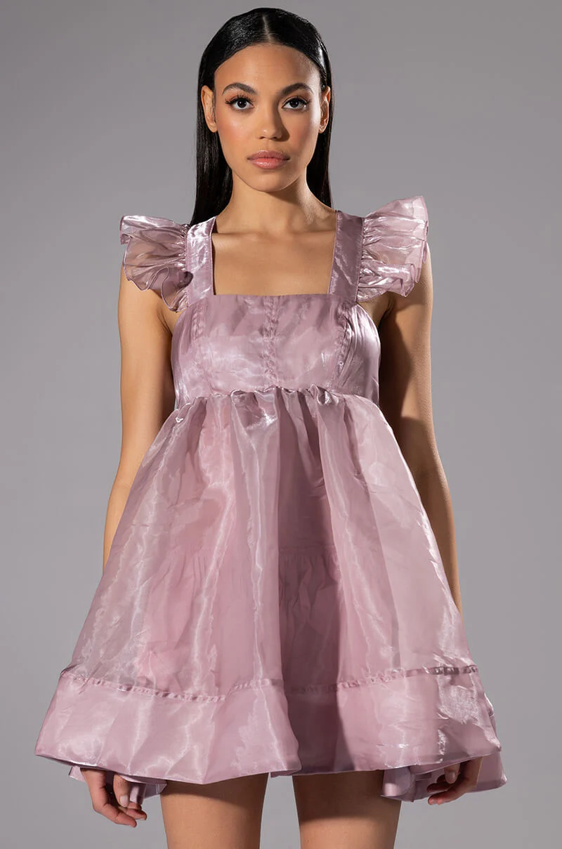 Olivia Flounce Mini Dress