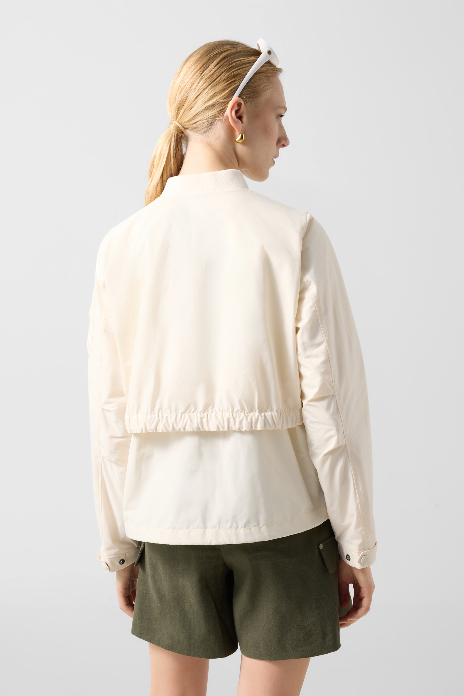 Zafina blouson in Cream