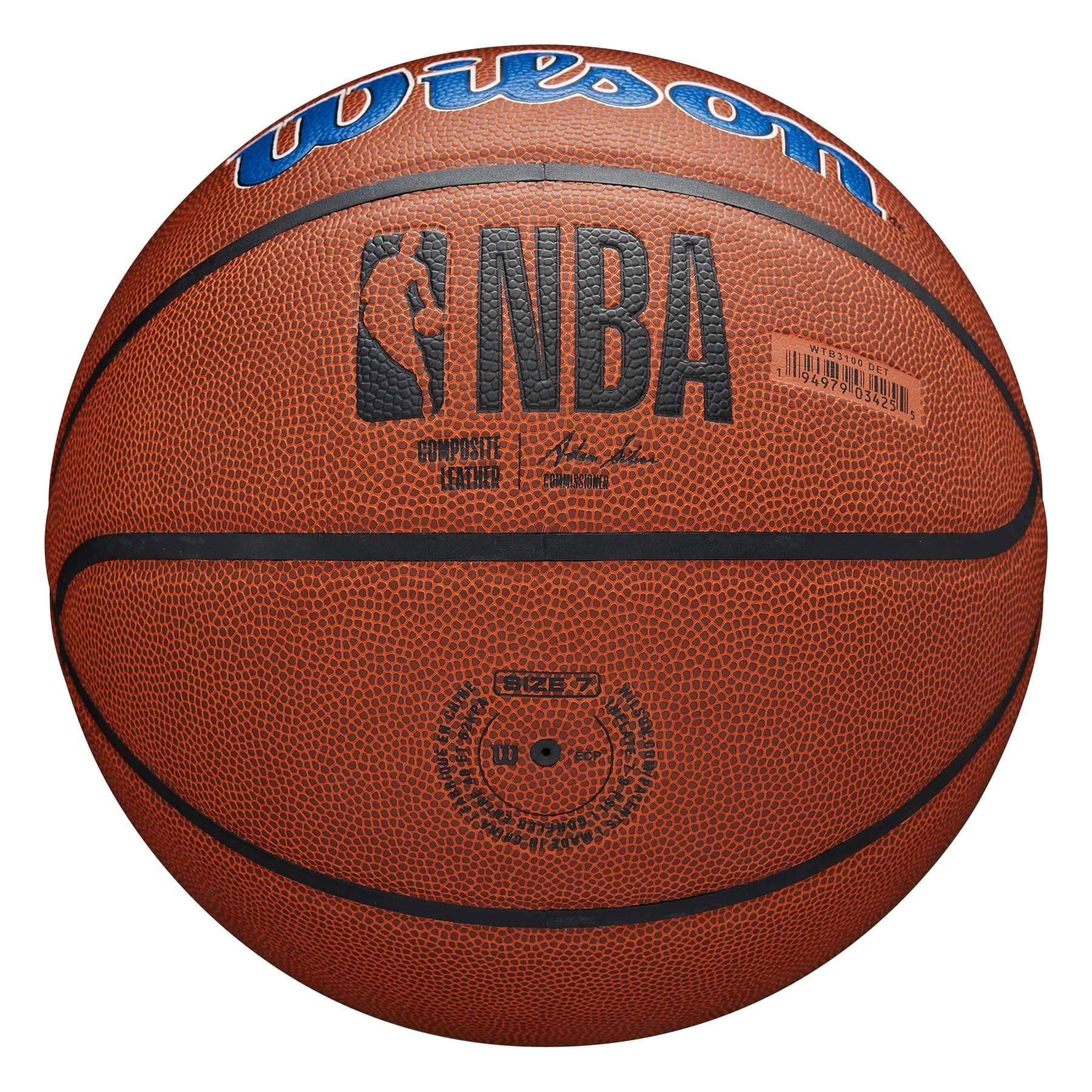 Detroit Pistons Wilson Team Alliance Basketball (Size 7)