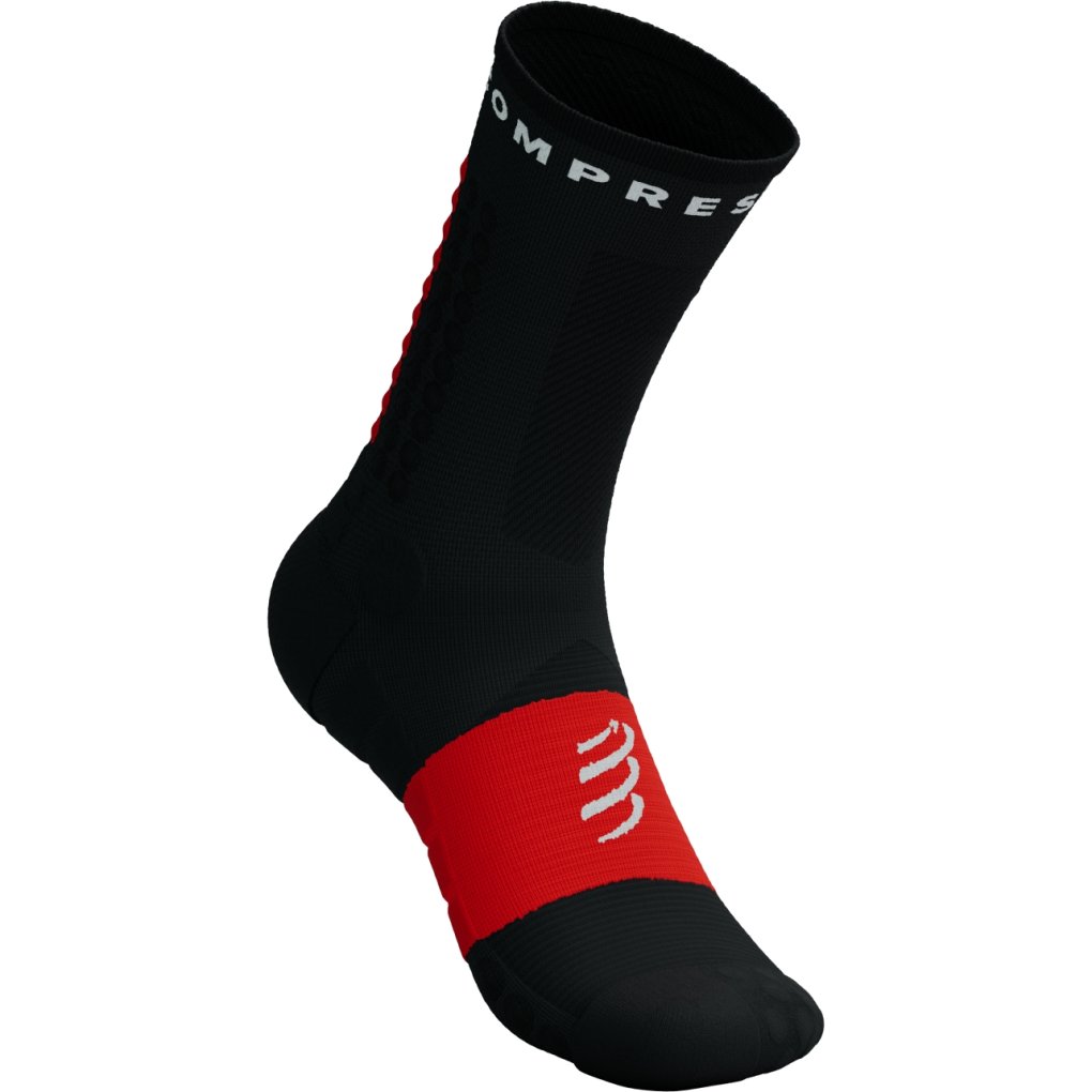 Compressport Ultra Trail Compression Socks v2.0 - black/white/core red