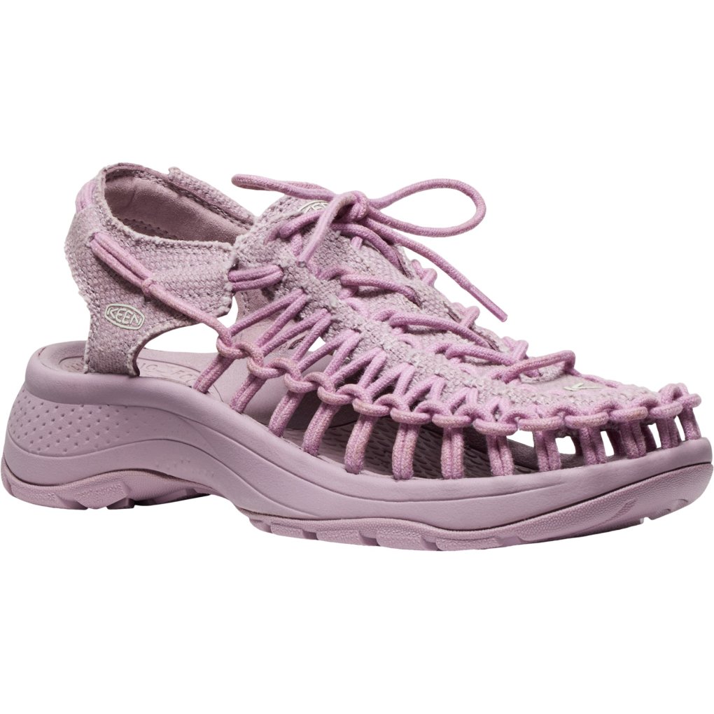 KEEN Uneek Astoria Canvas Sandals Women - Toadstool/Toadstool