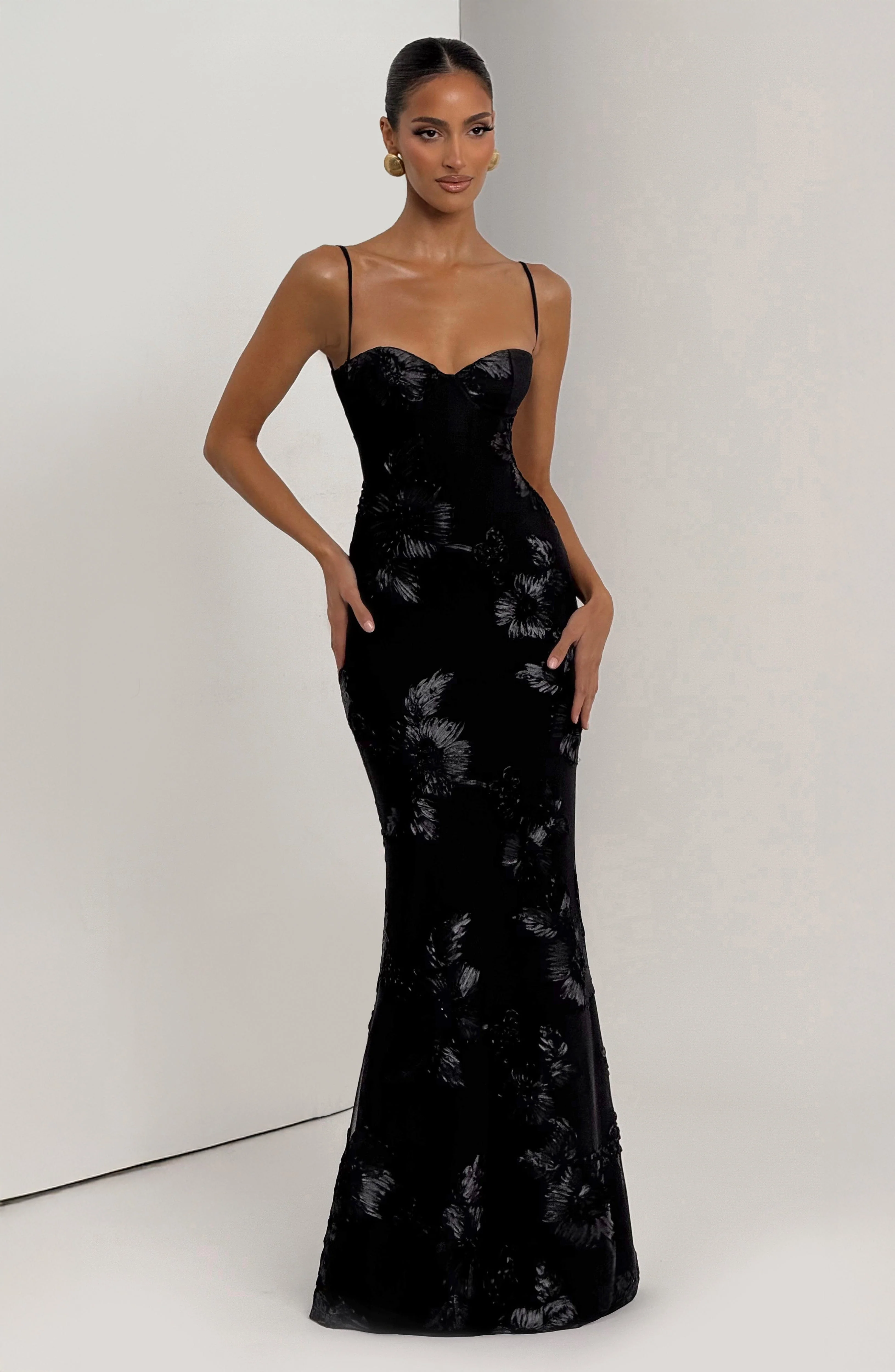 Nefertiti Maxi Dress - Black