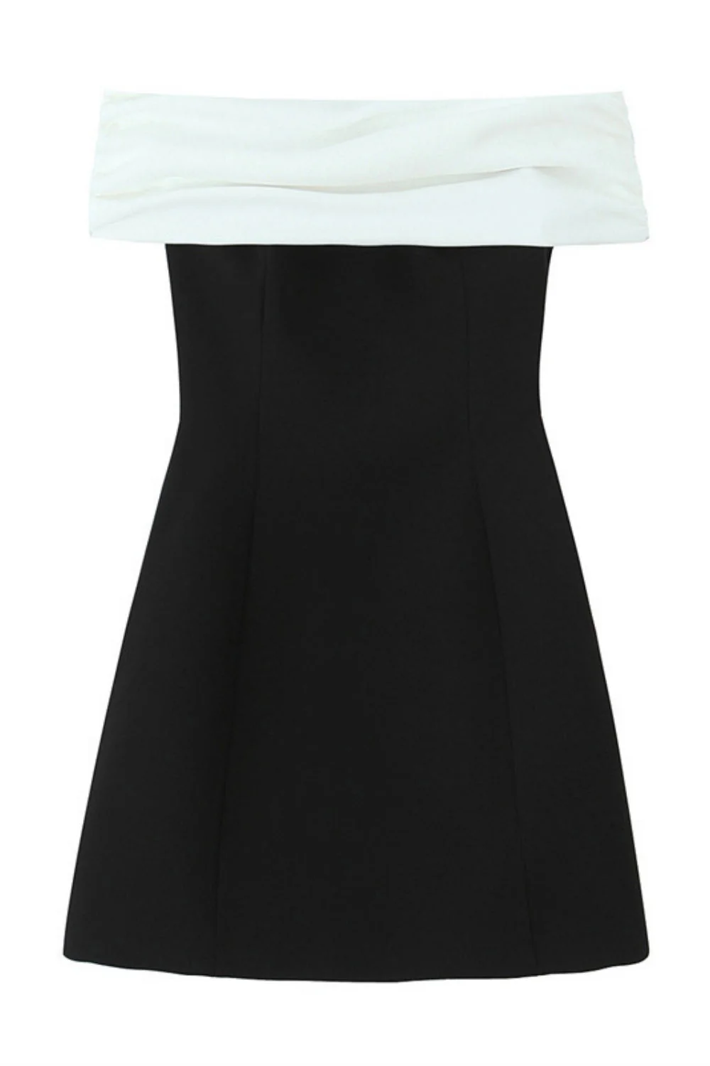 Off the Shoulder White Short Dress