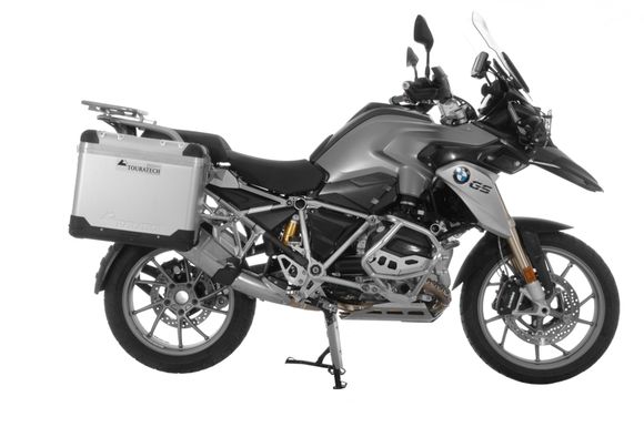 Touratech ZEGA Pro 38/45 suitcase - Black support included - Gray anodizedRef: Trt01420A / 01-045-5786-0