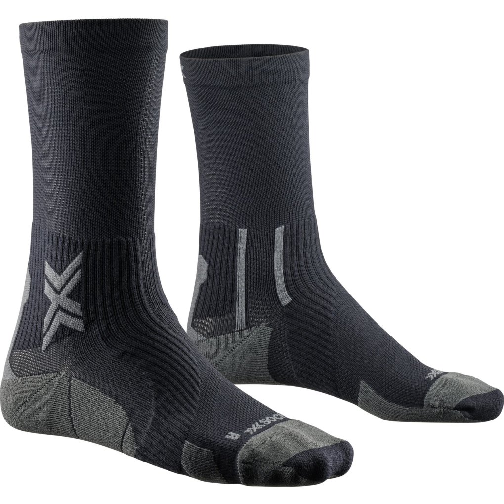 X-Socks Run Perform Crew Socks - black/charcoal