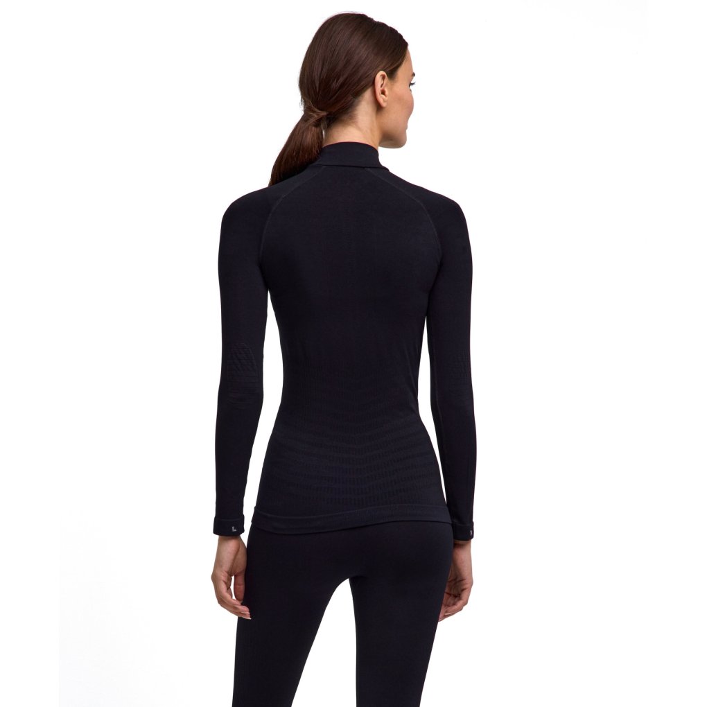 Falke Maximum Warm Turtleneck Longsleeved Shirt Women - black 3000