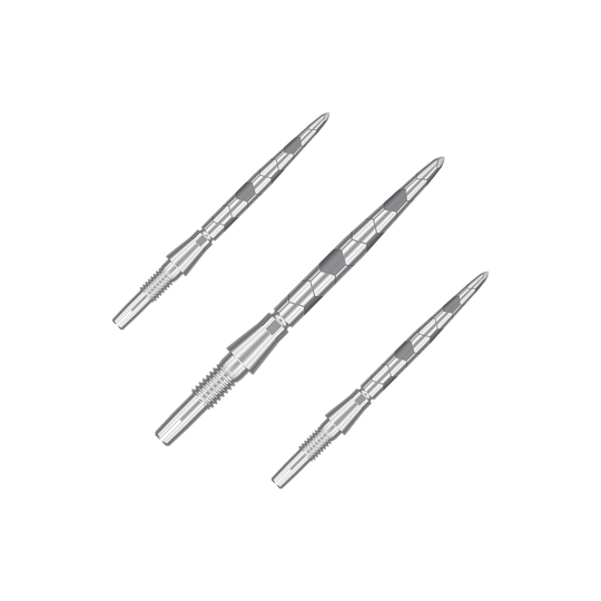 Target Swiss Storm Onyx Point Dart Tips - Silver