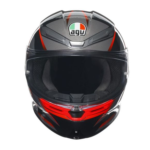 Casque intégral AGV K-6 S - SLASHCUT - Gris / RougeRef : AG1004