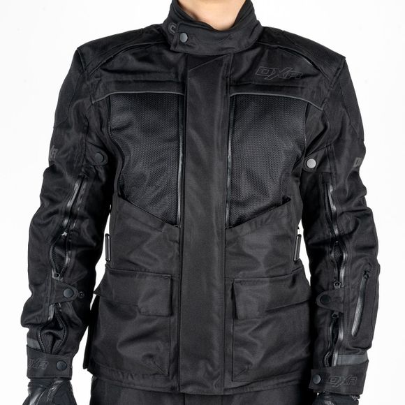 Dxr Cairo Motorcycle Jacket - BlackRef : DXR1011