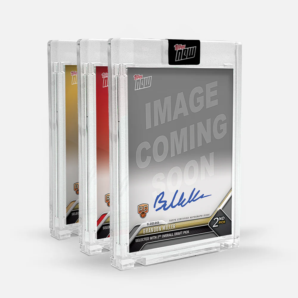 On-Card Autograph # to 199 or Lower - Brandon Miller - 2023 TOPPS NOW® Basketball Card D2