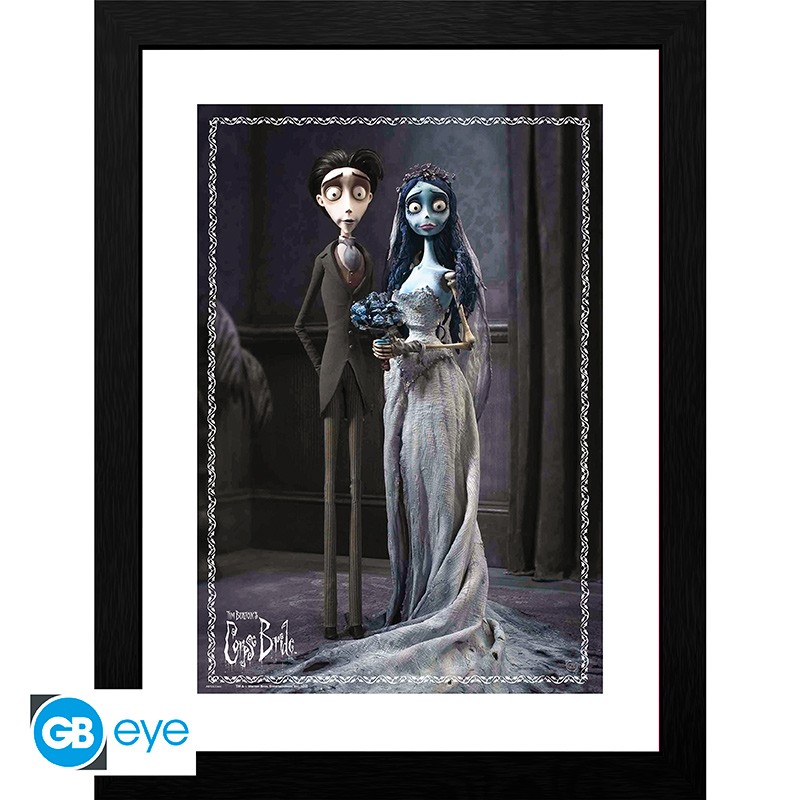 CORPSE BRIDE Framed print Emily & Victor