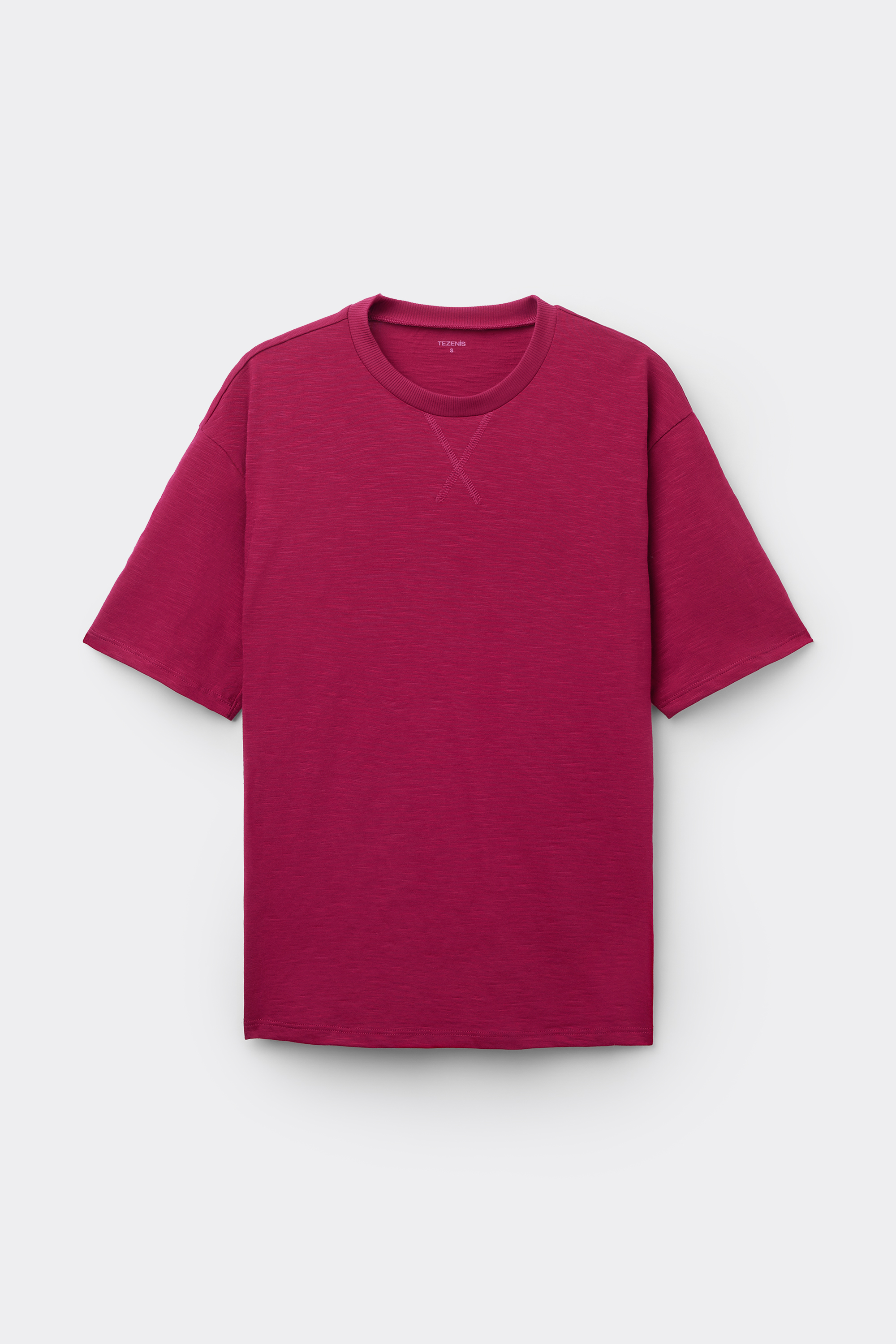 100% Slub Cotton Round Neck T-shirt