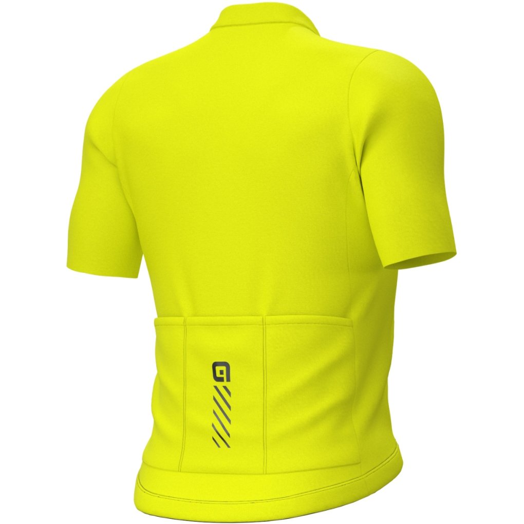 Alé PRAGMA Color Block Short Sleeve Jersey Men - fluo yellow