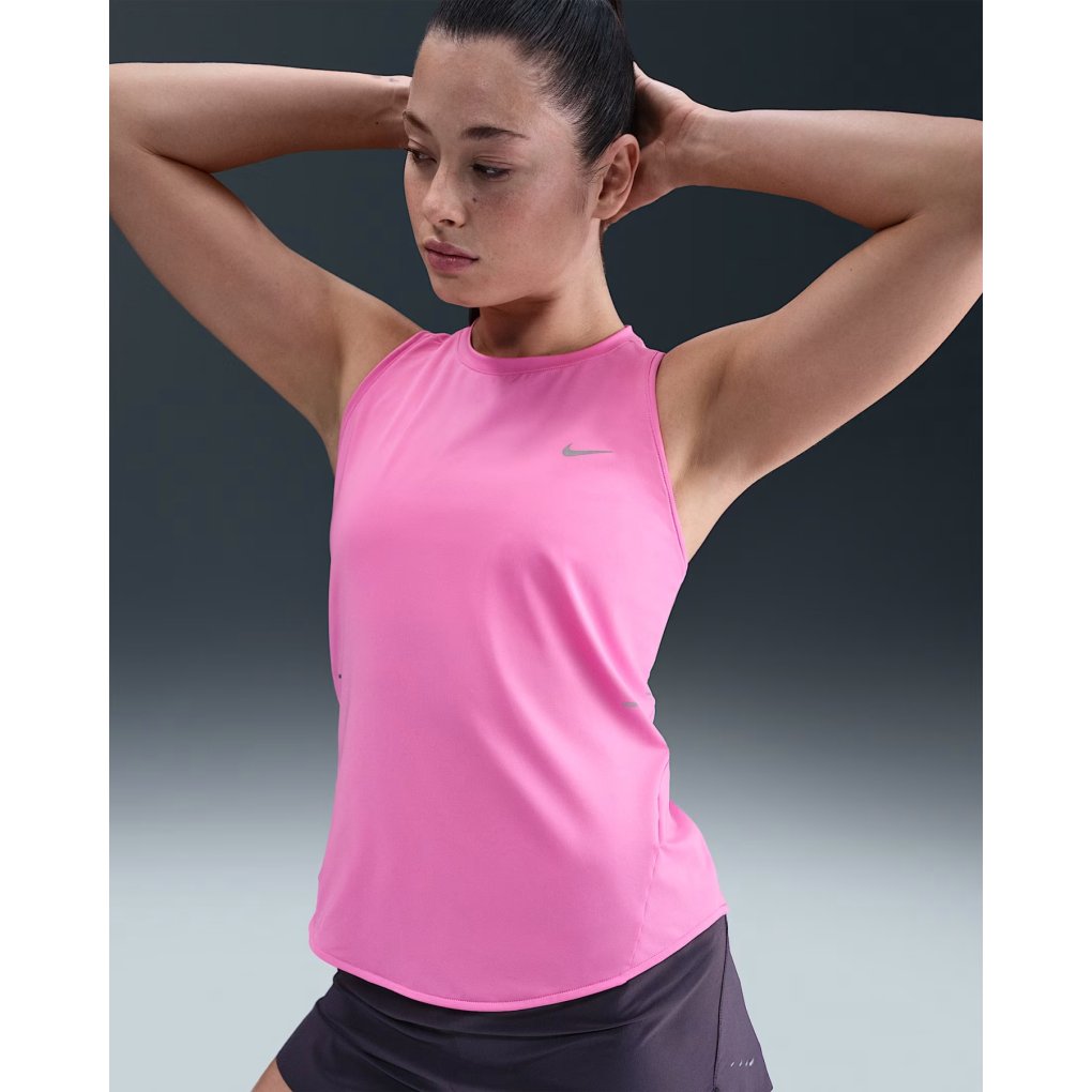 Nike Swift Dri-Fit Running Tank Top Women - playful pink/reflective silver HQ0620-675