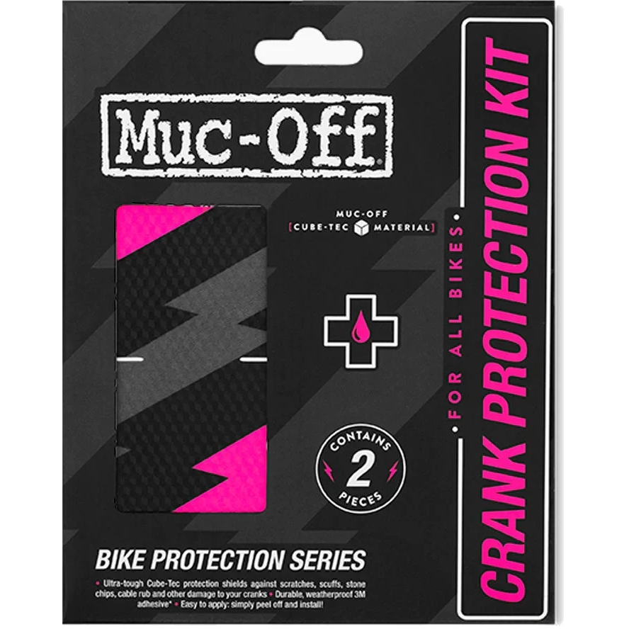 Muc-Off Crank Protection Kit - bolt/pink