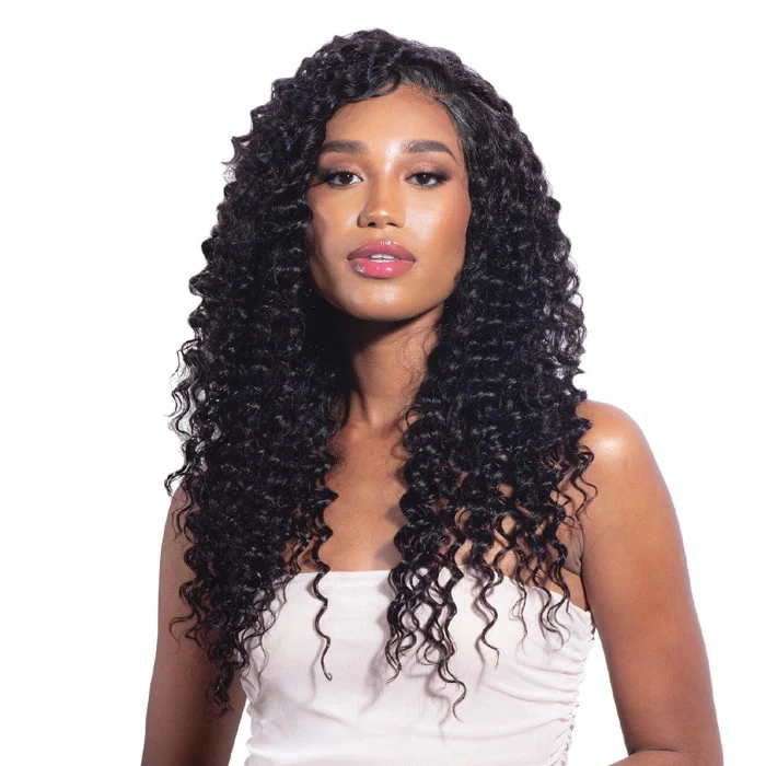 Shake N Go Glossy 100% Virgin Remy Hair HD 4x4 Lace Closure - 4x4 DEEP WAVE 12