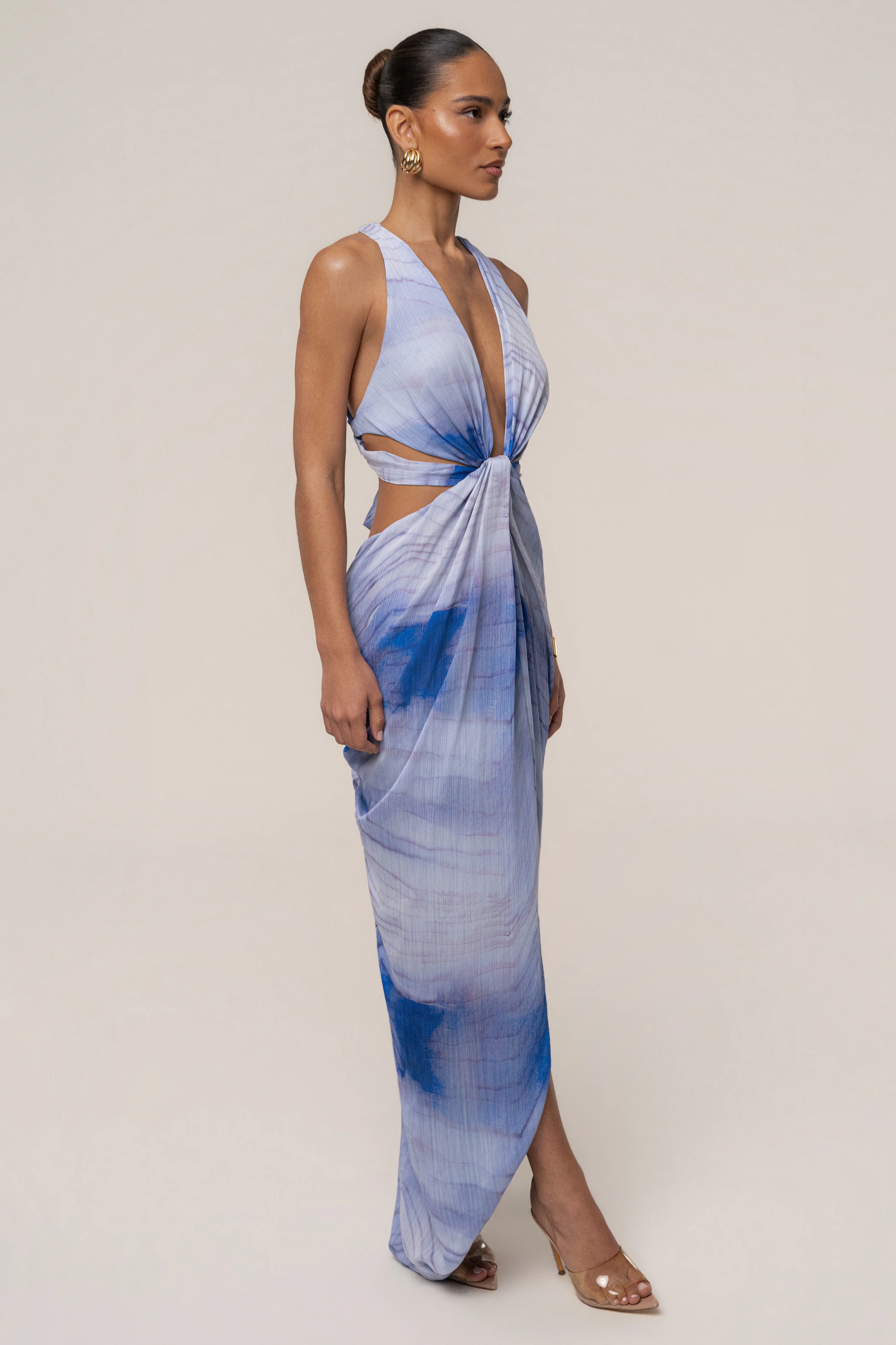 Blue Coastline Maxi Dress