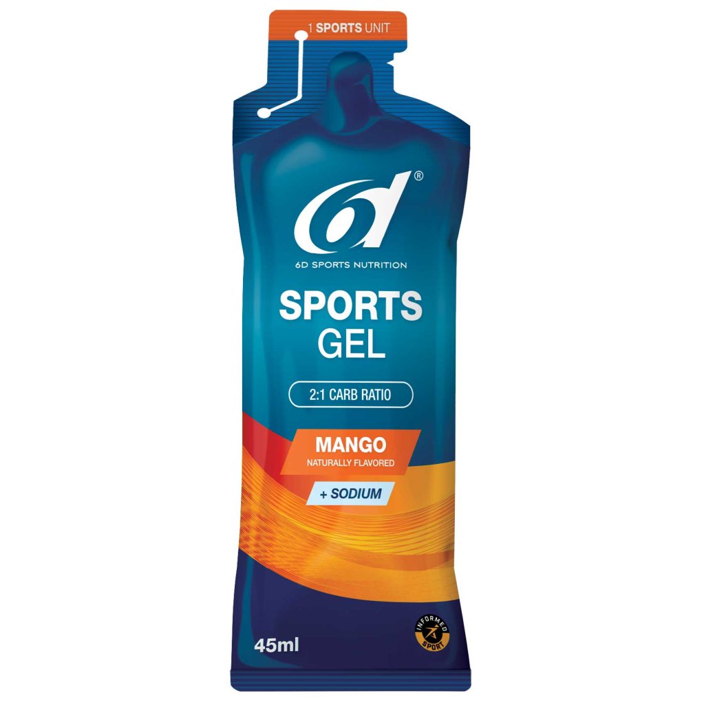 6d Sports Nutrition Sports Gel - Carbohydrate Gel - 45ml