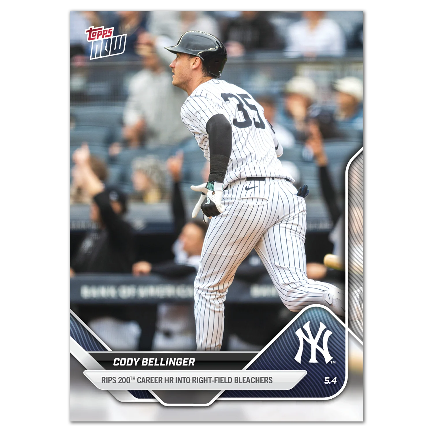 Cody Bellinger - 2025 MLB Topps NOW® - Card 139