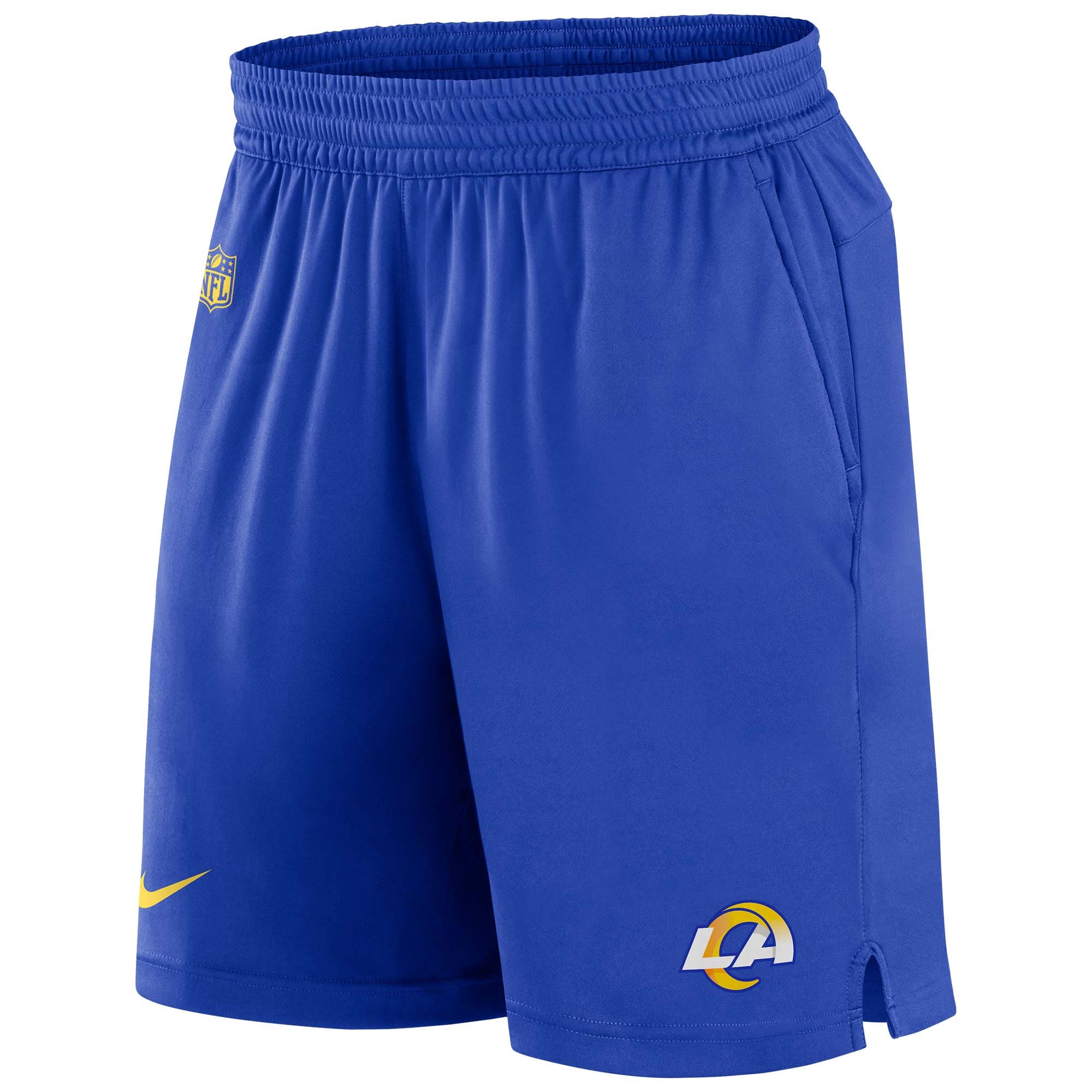 Los Angeles Rams 2023 NFL Sideline Nike Dri-FIT Shorts Blue