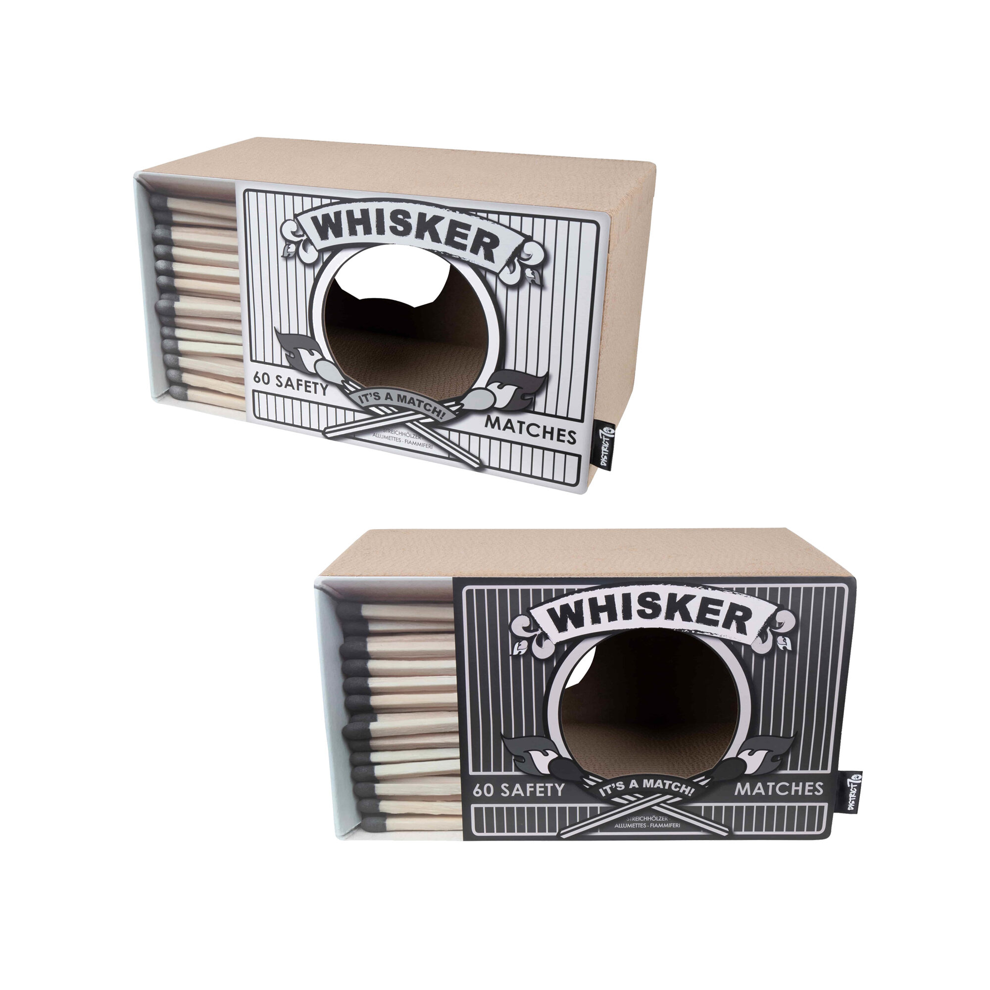 District 70 - Whisker Scratch Cardboard - Black