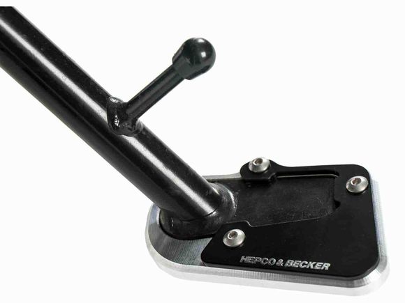 Hepco & Becker side stand extension - black/silverBMW 1200 R 1200 R ABS (0A04) - 2015 - 2018Ref: Hbe04598A / 4211676 00 91