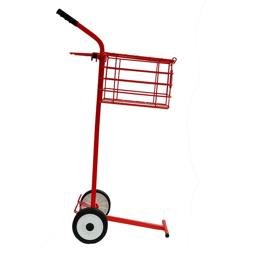 RED SOFTEE 80-BALL TROLLEY