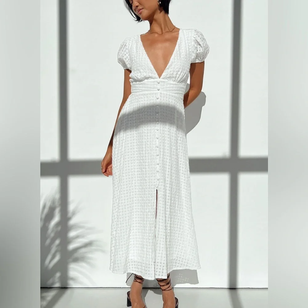 Attal Midi Dress White